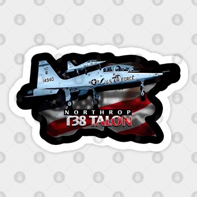 Northrop T-38 Talon Sticker by aeroloversclothing